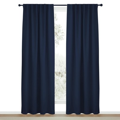 NICETOWN Backtab & Rod Pocket Blackout Thermal Curtain Panels, Set of 2