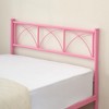 14 Inch Bed Frame with Headboard and Footboard_Black/White/Pink - 3 of 4