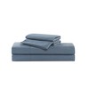 Truly Soft Full 4pc Green Solid Sheet Set Blue - 2 of 4