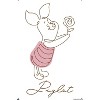 Trends International Disney Simple Moments Line Art - Piglet Unframed Wall Poster Prints - 4 of 4