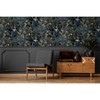 Holden Masoala Forest Navy Non-Woven Wallpaper: Mid-Century Modern Botanical, Non-Pasted, Strippable, Washable, 56 Sq Ft Coverage - image 2 of 4