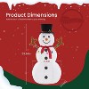 MyDepot Lighted Snowman Christmas Decoration - 5ft Outdoor LED Snowman with 200 Lights, Hat & Scarf for Yard & Porch - 4 of 4