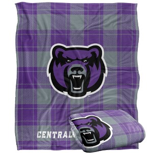University Of Central Arkansas Campus Plaid Spirit Silky Touch Super Soft Throw Blanket 50x60 - 1 of 4
