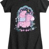 Girls' - Peppa Pig - Dreamland Unicorn with Flowers Fitted Short Sleeve Graphic T-Shirt - 2 of 4