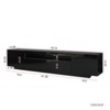 Syemin TV Stands and Consoles 80" TV Cabinet Modern TV Cabinet with Storage Drawers for Living Room Entertainment Center, Black, 78.74"*14.96"*16.93" - 3 of 4