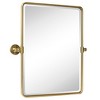 TEHOME Woodvale Rectangular Metal Framed Wall Mounted Bathroom Vanity Mirror - image 2 of 4