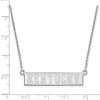Black Bow Jewelry 10k White Gold Kentucky Wildcats NCAA Necklace 18 Inch - 2 of 4