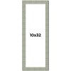 PosterPalooza | Panoramic Sculpted Blue Picture Frame - UV Acrylic, Foam Board Backing, Hanging Hardware - 2 of 4