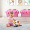 Infans Kids Sofa Strawberry Armrest Chair Lounge Couch w/ 2 Pillow Children Toddler Pink - 3 of 4