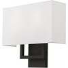 Livex Lighting Pierson 2 - Light Wall Light in  Black - 2 of 4