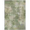 HomeRoots 5' X 8' Sage And Beige Abstract Washable Indoor Outdoor Area Rug - 3 of 3