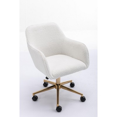 Vynxaria Modern Accent Chairs for Vanity or Office - Adjustable Height & 360° Swivel, Multiple Colors