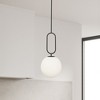 Dainolite Simone 1 - Light Pendant in  Matte Black - 3 of 4