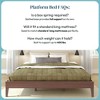 Now Furniture King Bed Frame, Wooden Platform Bed - 4 of 4