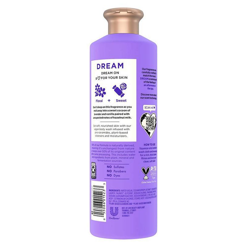 Beloved Dream Vegan Body Wash with Lavender Bouquet &#38; Pro-Ceramides - 18 fl oz, 4 of 11