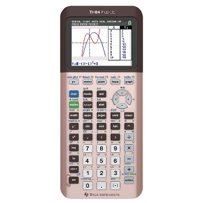 Texas Instruments TI-84 Plus CE 10-Digit Graphing Calculator Rose Gold (84CEPY/TBL/K)