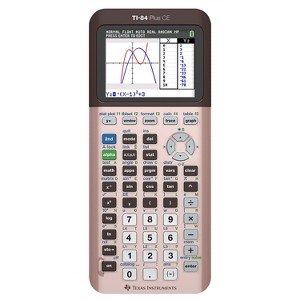 Texas Instruments TI-84 Plus CE 10-Digit Graphing Calculator Rose Gold (84CEPY/TBL/K) - 1 of 4