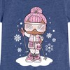 Girls' - Lol Surprise! - Snowbunny And Snowflakes Fitted Short Sleeve Graphic T-Shirt - 2 of 4