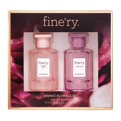 fine'ry. Mini EDP Duo Gift Set - Rosa Lina + Flower Bed - 2pc