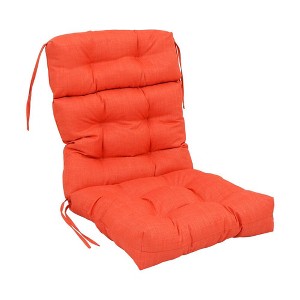 Blazing Needles, 20-inch by 42-inch Spun Polyester Solid Outdoor Tufted Chair Cushion - 1 of 2