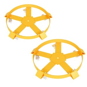 55 Gallon Drum Dolly, Heavy Duty 2000LBS Capacity Drum Cart with 5 Swivel Casters - 1 of 4