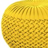 Faye Velvet Round Pouf - WyndenHall - 4 of 4
