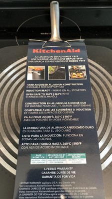 Kitchenaid 11.25 Hard Anodized Nonstick Square Grill Pan Black : Target