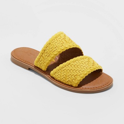 yellow sandals