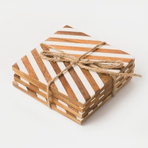 Marquewood Chevron Coasters - 1 of 4