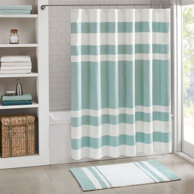 PAGED Waffle Shower Curtain with 3M Treatment,Shower Curtains for Bathroom,Machine Washable