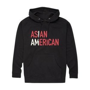 Men's - Instant Message - I Am Asian American Graphic Fleece Pullover Hoodie - 1 of 4