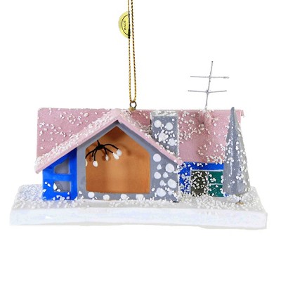 Cody Foster 2.75 In Mid-Century Modern House Architecture 20Th Century Tree Ornaments