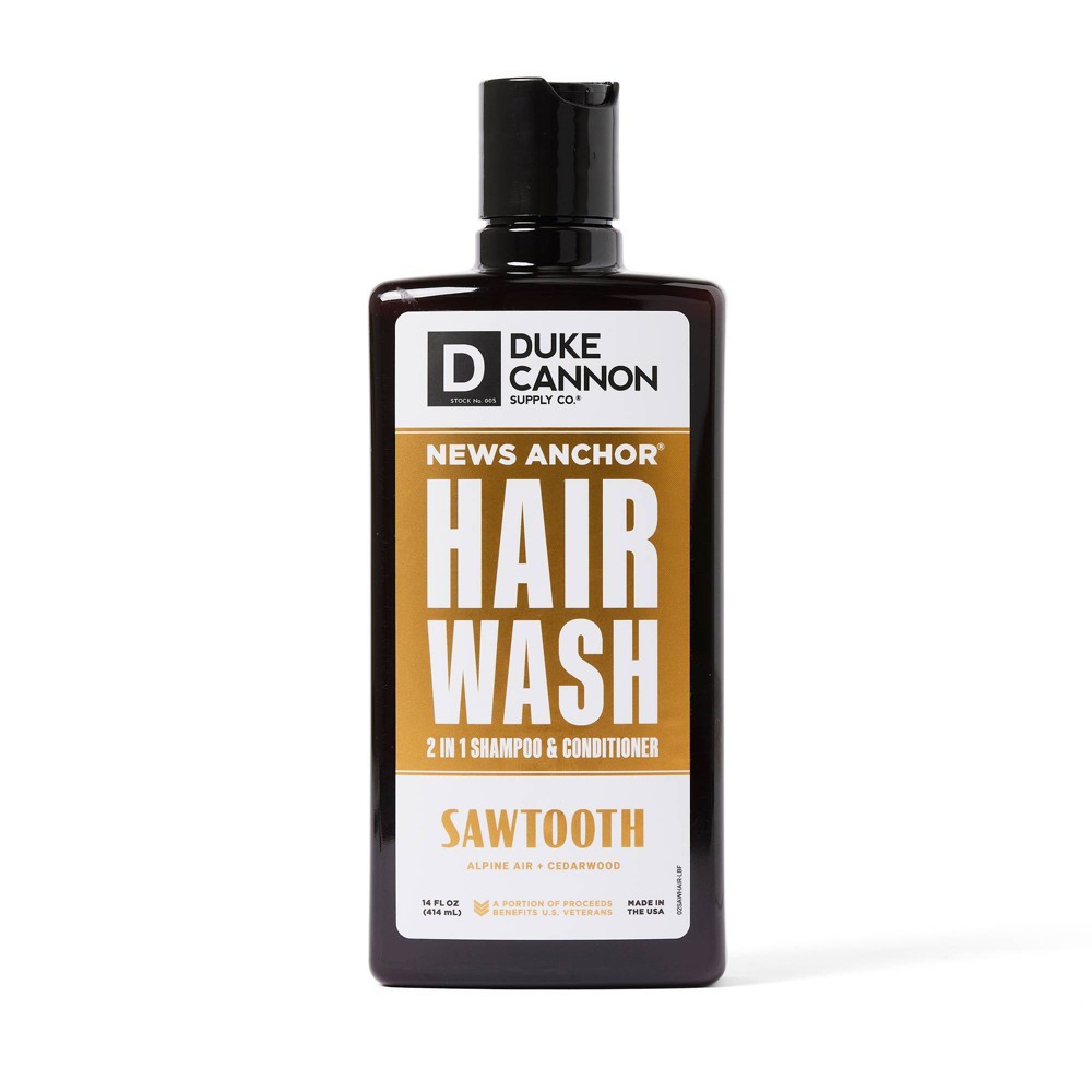 Photos - Hair Product Duke Cannon Supply Co. Sawtooth Sulfate Free 2-in-1 Hair Wash - 14 fl oz