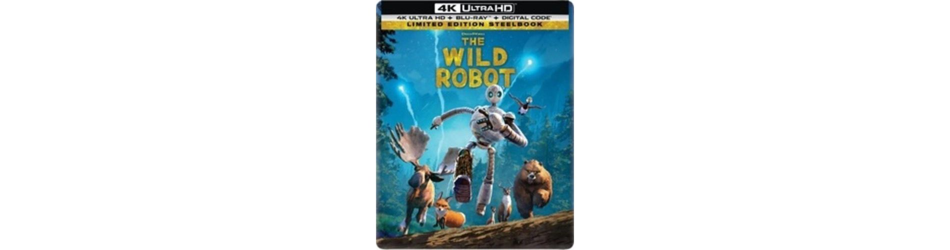 The Wild Robot (Steelbook) (Steelbook) (4K/UHD)(2024)