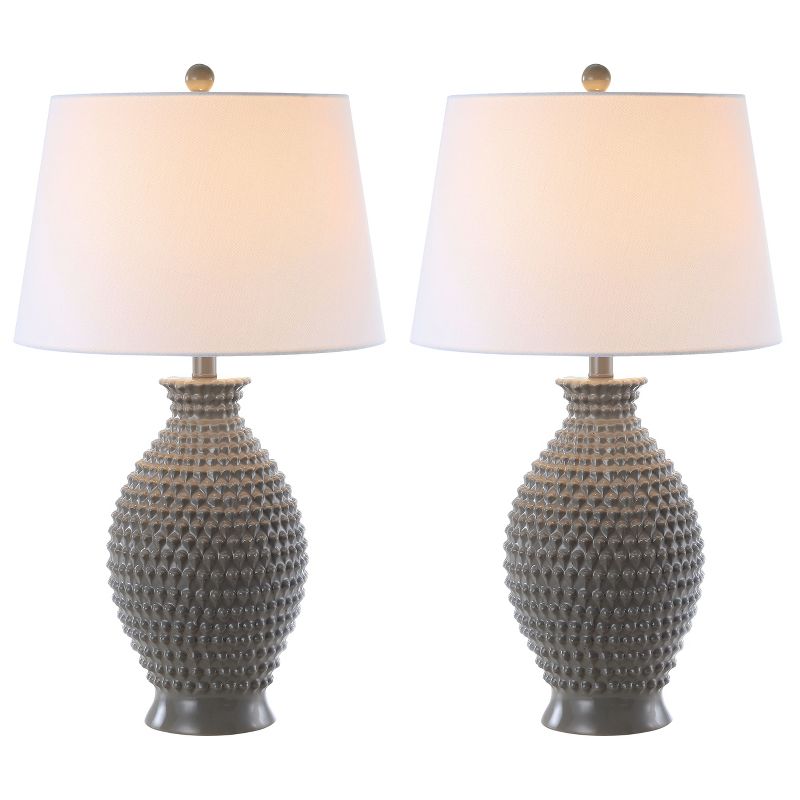 Rosten Table Lamp (Set of 2) - Grey - Safavieh., 3 of 5