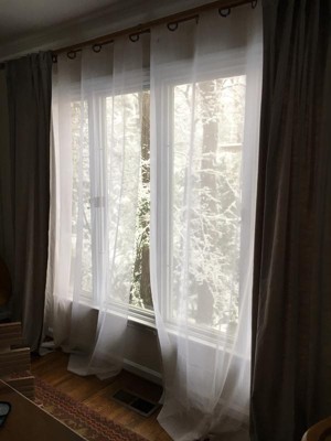 1pc Sheer Soho Window Curtain Panel - Curtainworks : Target