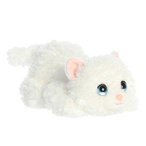 Aurora Medium Angel Angora Playful Pretties Adorable Stuffed Animal White 10" - 1 of 4