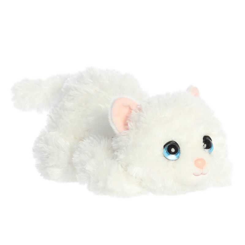 Aurora Medium Angel Angora Playful Pretties Adorable Stuffed Animal White 10", 1 of 6