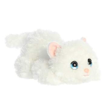 Aurora Medium Angel Angora Playful Pretties Adorable Stuffed Animal White 10"