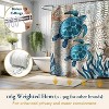 LunaLulinlk Ocean Coastal Shower Curtain with Hooks,blue - 3 of 4