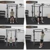 Power Cage with SmithBar, 2000 LBS Power Rack with Cable Cross-over System, Multi-Functional Strength Training Squat Rack - 2 of 4