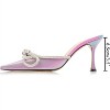 Women's Wo's High Heeled Mules - JiaBinji - 2 of 4