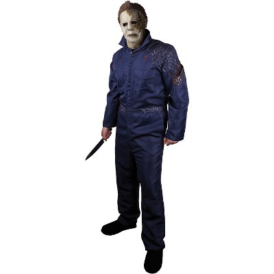 Mens Halloween Kills Michael Myers Coveralls Costume - One Size Fits Most - Blue