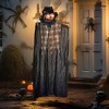 HOMCOM Pumpkin Ghost Outdoor Halloween Decoration with Sound Activated Light Up Eyes & Sound Effects, Prop for Party - 2 of 4
