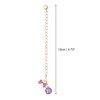 Unique Bargains Chain Bow Water Cup Pendant 1 Pc - 2 of 4