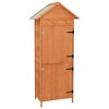 Patio Storage Cabinet Brown 16.7"x25.2"x74.8" - 2 of 4