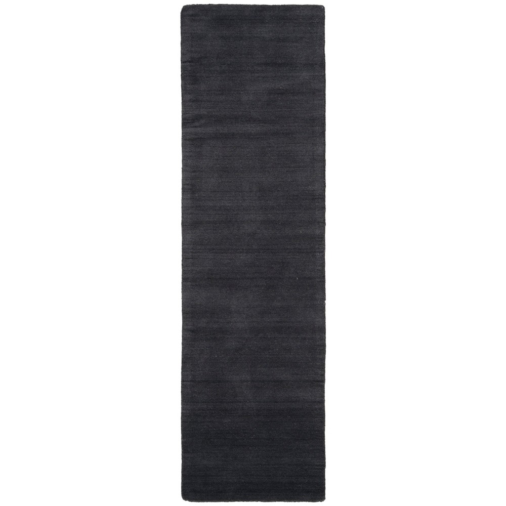 2'2inx8' Solid Tufted Runner Black - Safavieh