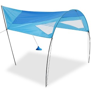 Whizmax Beach Shade, Beach Canopy, Provides 150 Sq. Ft. of Shade, Compact & Easy to Carry, Sets up in 3 Minutes - 1 of 4