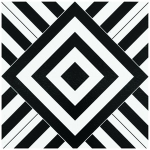 GoodGram Peel N' Stick DIY Retro 12x12 Self Adhesive Vinyl Floor Tile - 20 Tiles (20 Total SF in a Box) - Geometric - 20 Tiles/20 sq. ft. - 1 of 4
