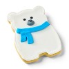 Holiday Decorated Polar Bear Cookie - 2.2oz - Favorite Day™ - 3 of 3